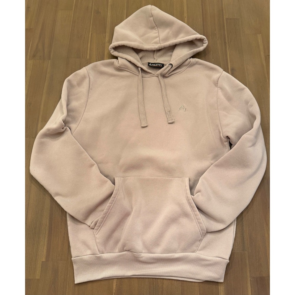 Athletex Performance Apparel Men's‎ Tan Hoodie Hooded Sweatshirt